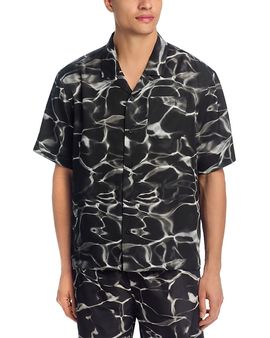 Stampd Stampd Black Water Camp Collar Shirt