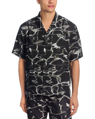 Stampd Stampd Black Water Camp Collar Shirt