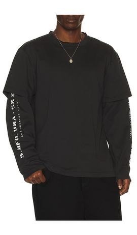 Stampd Stampd S26 Double Layered Long Sleeve Relaxed Tee