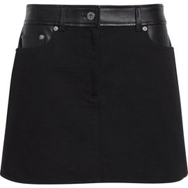Stand Studio Stand Studio Beatrice Leather Trim Miniskirt