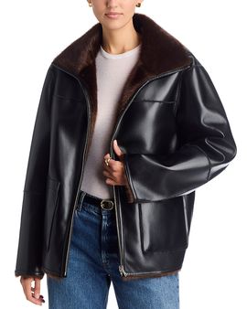 Stand Studio Stand Studio Brella Reversible Faux Shearling Jacket