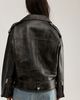 STAND STUDIO Stand Studio Isobelle Oversized Leather Biker Jacket - 2