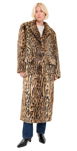 Stand Studio Stand Studio Marceline Faux Fur Coat Leo