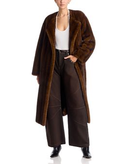 Stand Studio Stand Studio Miranda Panelled Faux Fur Coat