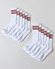 Standard Cloth Standard Cloth Athletic Stripe Crew Sock 6-Pack in White, Men's at Urban Outfitters - 2