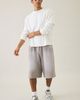 Standard Cloth Standard Cloth Burnout Long Shorts in Grey, Men's at Urban Outfitters - 4