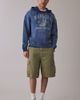 Standard Cloth Standard Cloth Graphic Print Notch Neck Hoodie Sweatshirt in Dark Blue, Men's at Urban Outfitters - 4