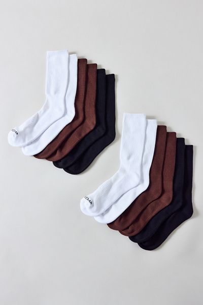 Standard Cloth Standard Cloth Performance Crew Sock 6-Pack in Assorted, Men's at Urban Outfitters