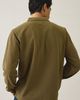 Standard Cloth Standard Cloth Pique Cotton Long Sleeve Polo Tee in Navy, Men's at Urban Outfitters - 2