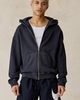 Standard Cloth Standard Cloth Pregame Zip-Up Hoodie Sweatshirt in Washed Black, Men's at Urban Outfitters - 3