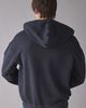 Standard Cloth Standard Cloth Pregame Zip-Up Hoodie Sweatshirt in Washed Black, Men's at Urban Outfitters - 5