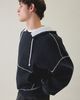 Standard Cloth Standard Cloth Thermal Lined Afterhood Sweatshirt in Black, Men's at Urban Outfitters - 2