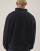 Standard Cloth Standard Cloth Washed Quarter Zip Sweatshirt in Black, Men's at Urban Outfitters - 4