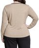 Standards & Practices Standards & Practices Contrast Long Sleeve Wrap Front Top - 2