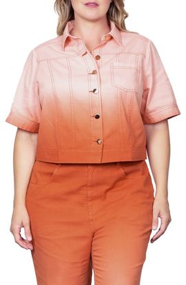 Standards & Practices Standards & Practices Dip Dye Crop Jacket