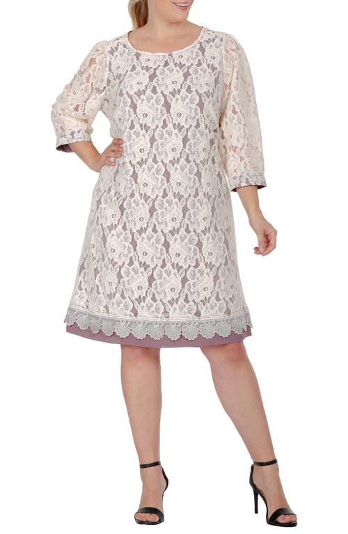 Standards & Practices Standards & Practices Floral Lace Midi Dress