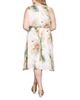 Standards & Practices standards & practices Floral Print Faux Wrap V Neck Midi Dress - 2