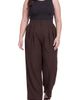 Standards & Practices Standards & Practices High Waist Pleated Straight Leg Suit Pants - 4
