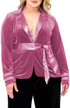 Standards & Practices Standards & Practices Lottie Velvet & Satin Jacket