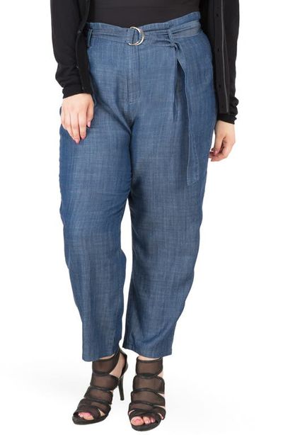 Standards & Practices Standards & Practices Marina Belted Paperbag Waist Pants