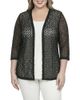 Standards & Practices standards & practices Plus 3/4 Sleeve Floral Lace Cardigan - 1