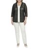 Standards & Practices standards & practices Plus 3/4 Sleeve Floral Lace Cardigan - 2