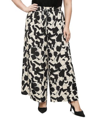 Standards & Practices standards & practices Plus Abstract Print Wide Leg Palazzo Pants