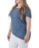 Standards & Practices standards & practices Plus Asymmetrical Hem Indigo Knit Top - 4
