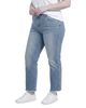 Standards & Practices standards & practices Plus Distressed Boyfriend Frayed Jeans in Blue Frayed - 4