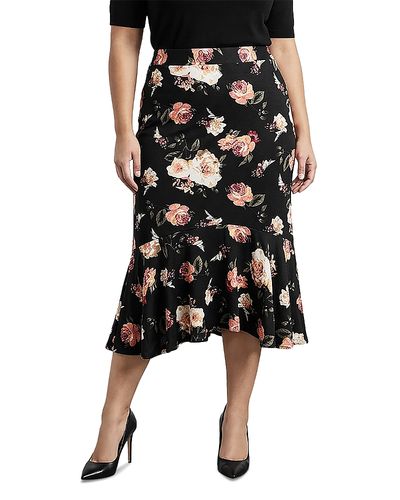 Standards & Practices standards & practices Plus Floral High-Rise Skirt