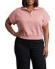Standards & Practices standards & practices Plus High Neck Half Zip Short Sleeve Top - 1