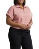 Standards & Practices standards & practices Plus High Neck Half Zip Short Sleeve Top - 4