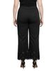 Standards & Practices standards & practices Plus Straight Leg Elastic Waist Eyelet Hem Pants - 3