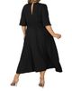 Standards & Practices standards & practices Slit-Sleeve Maxi Dress - 2