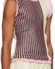 Stanley Raffington Stanley Raffington SSENSE Exclusive Off-White & Brown Tank Top - 2