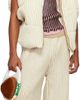 Stanley Raffington Stanley Raffington SSENSE Exclusive Off-White & Brown Tank Top - 4