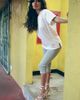 Staple & Hue Staple & Hue Classic Capri Pant in Grey, Women's at Urban Outfitters - 3