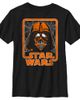Star Wars Boy's Star Wars Halloween Darth Vader Spider Webs Logo Graphic Tee - 1