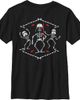 Star Wars Boy's Star Wars Halloween Vader Skeleton Dance T-Shirt - 1