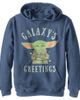 Star Wars Boy's Star Wars The Mandalorian Christmas The Child Greetings Pull Over Hoodie - 1