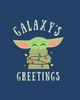 Star Wars Boy's Star Wars The Mandalorian Christmas The Child Greetings Pull Over Hoodie - 2