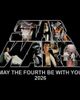 Star Wars Mens Star Wars Classic 2026 Logo Collage T Shirt - 2