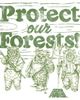 Star Wars Men's Star Wars Ewok Protect Our Forests Graphic Tee - 2