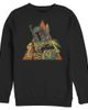 Star Wars Mens Star Wars Gray Boba Fett Skeleton Sweatshirt - 1