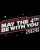 Star Wars Mens Star Wars May The Fourth 2026 Red Logo T Shirt - 2