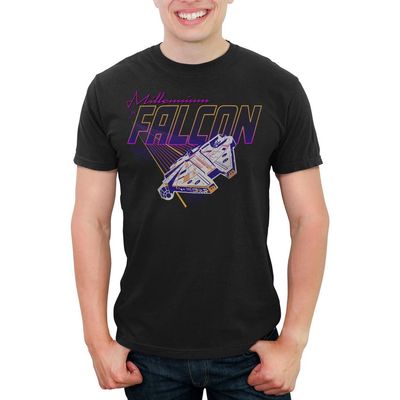 Star Wars Mens Star Wars Retro Millennium Falcon Race T Shirt