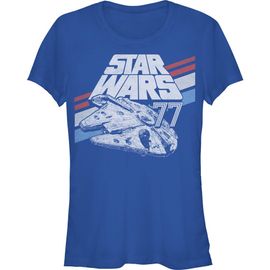 Star Wars Star Wars Junior's Monochrome 77 Logo Short Sleeve Graphic T-Shirt