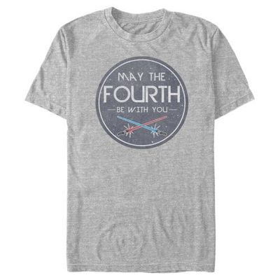 Star Wars Star Wars Men's May the Fourth Lightsabers Short Sleeve Graphic T-Shirt