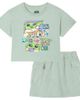 Star Wars Star Wars The Mandalorian Grogu 2-Piece Mineral Wash T-Shirt and Skort Set - 1