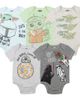 Star Wars Star Wars The Mandalorian Grogu 5-Pack Short Sleeve Bodysuits - 1